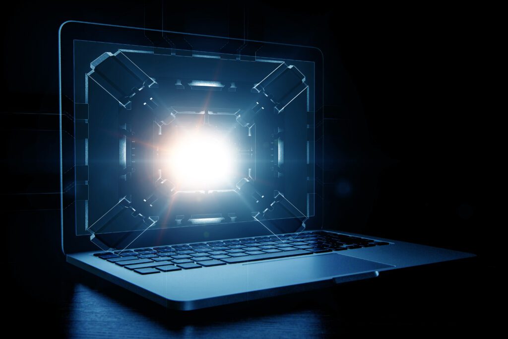 technology innovation concept mixed media