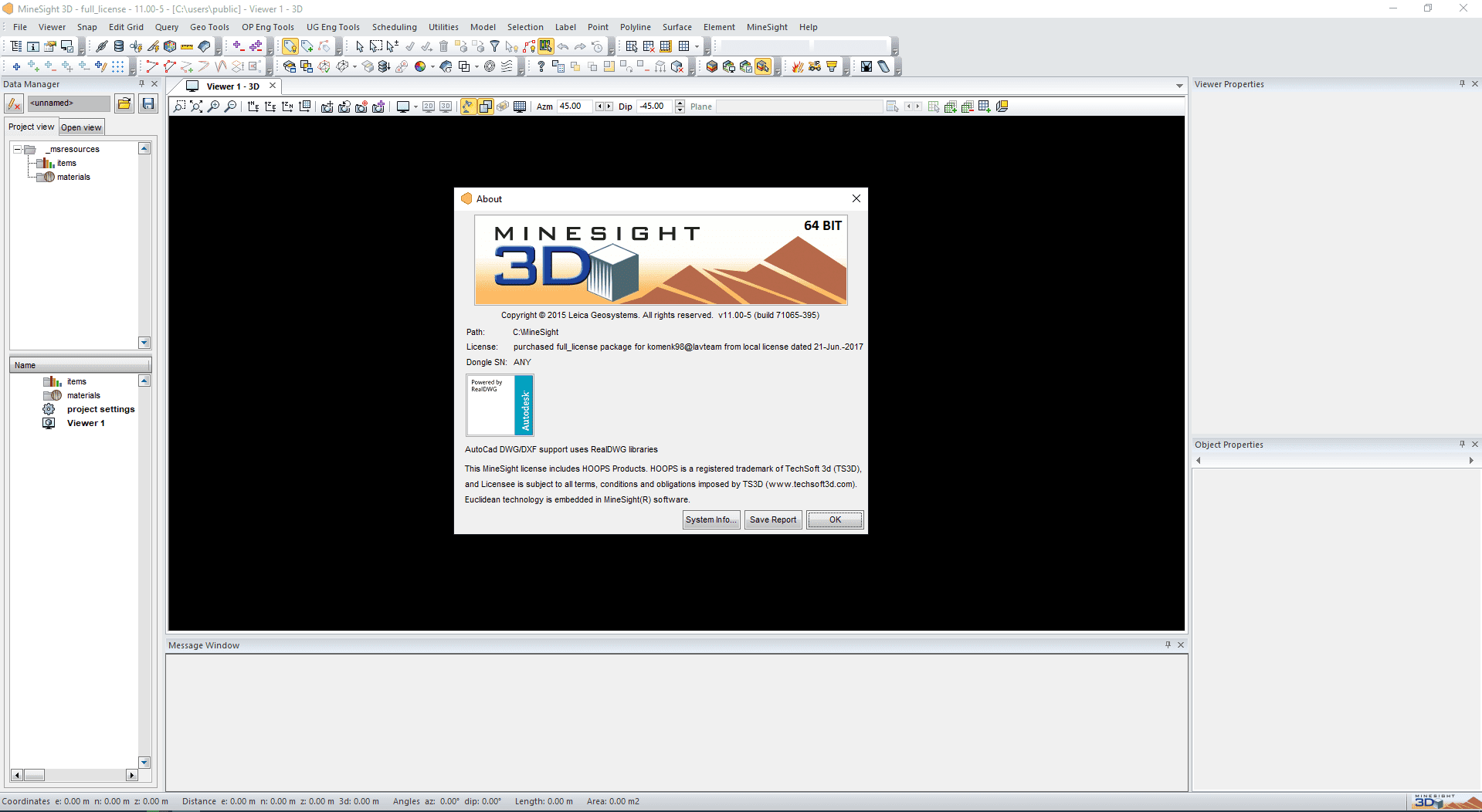 Leica MineSight v11.0