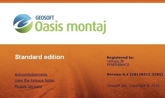 Geosoft Oasis Montaj v8.4 English