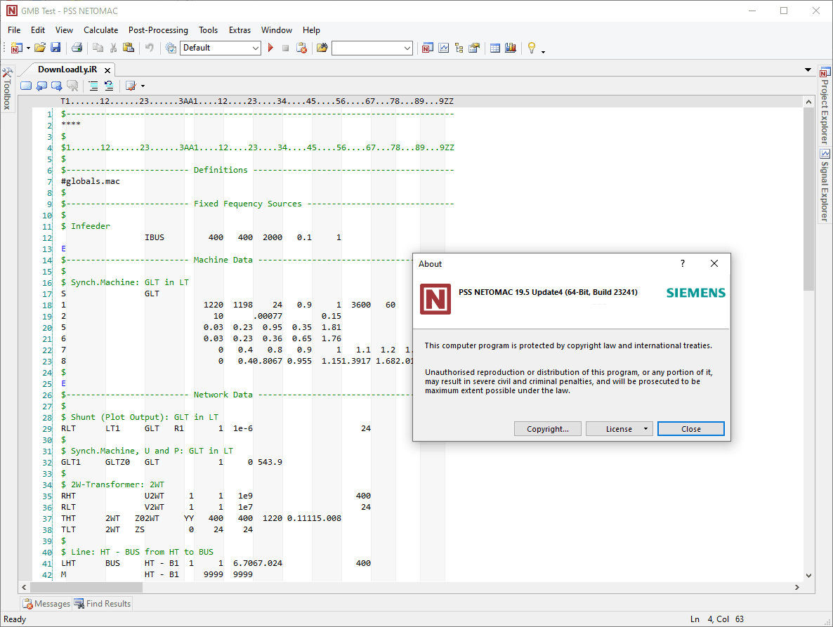 PSS® SINCAL Platform 19.5 x64 2 03 47